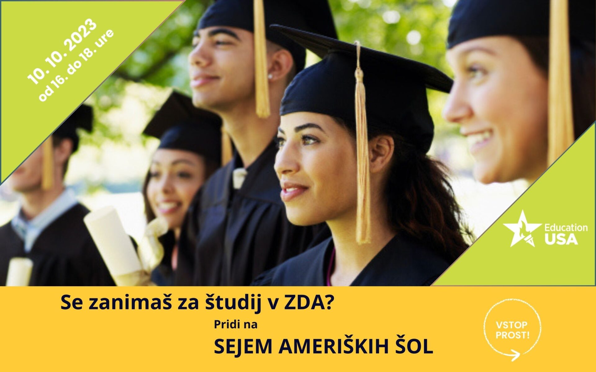 Nadaljnje izobraževanje v tujini – Sejem ameriških šol in univerz