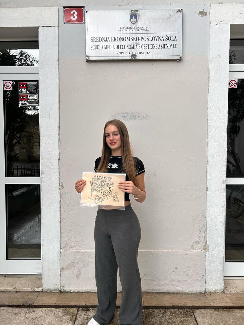 MAJA MARKOVIĆ med nagrajenci natečaja Trajnostni rojstni dan – brez zavržene hrane!