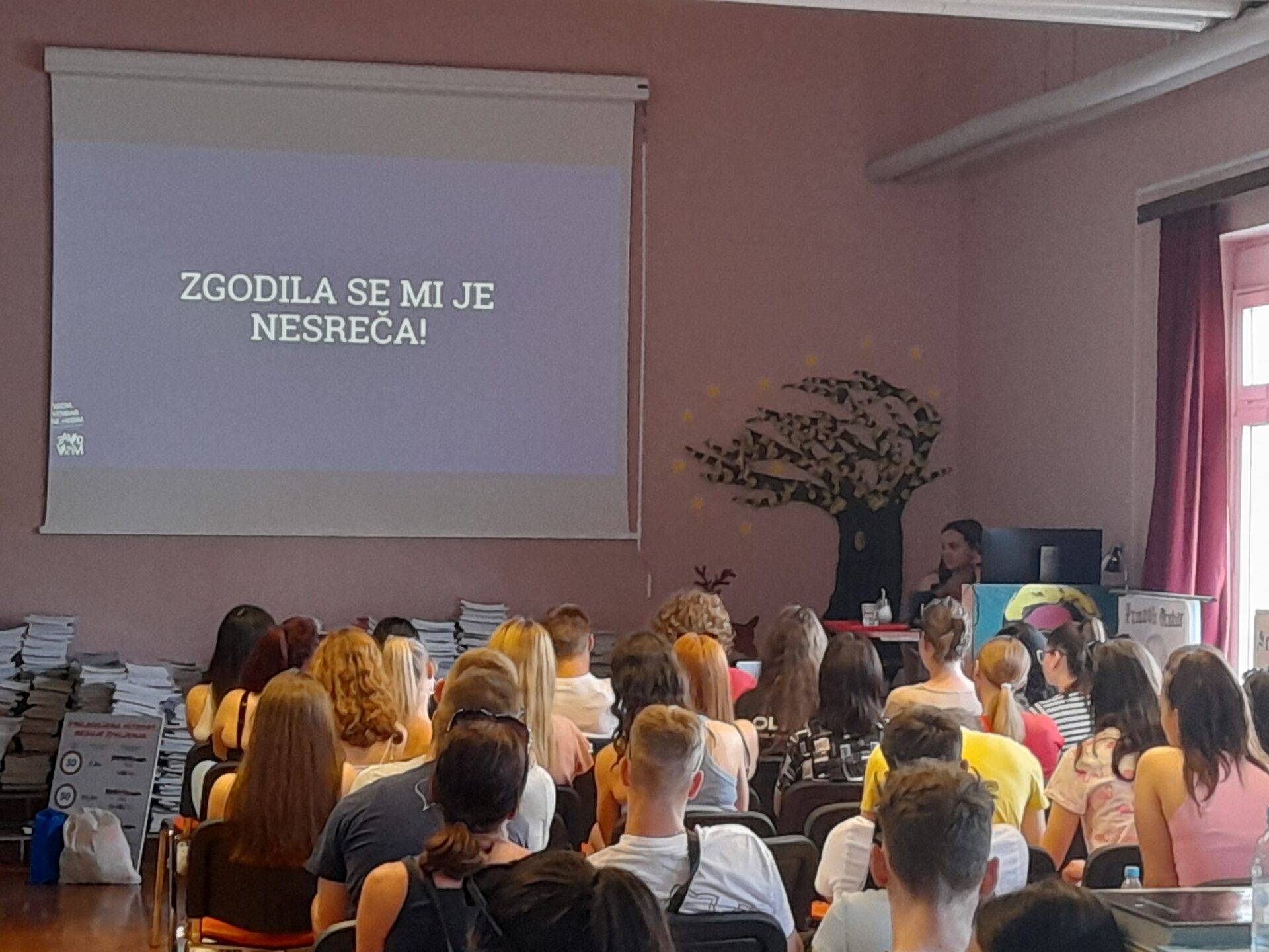 PREVENTIVNA PROMETNA DELAVNICA »VOZIM, VENDAR NE HODIM«, SEPŠ KOPER, 20. 6. 2023